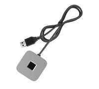 Aramox Lecteur D' Digitales USB, Scanner D' Digitales pour PC Compatible W 10/11, Reconnaissance Tactile 360°, Connexion Rapide en 0,3 S, USB 3.0 et Type-C, (Silver)