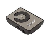 Aramox Lecteur MP3 avec Clips Arrière, Mémoire Extensible de 8 Go, Lecteur de Musique Portable Léger avec Batterie Longue Durée pour Les Voyages Sportifs et Les Activités de Plein Air (Black)