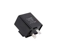 Aramox LED Flasher Relay, 12V 2 Broches Clignotant Clignotant Relais Clignotant Moto Voyant LED Noir