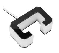 Aramox LED Numéro de Maison Lettre Acrylique rétro-éclairé Adresse Lettre C IP44 Panneau de Montage Chaud pour la Maison Hôtel Entrée Porche Garage