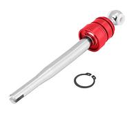 Aramox Levier de Vitesses Court pour E30 E36 E39 E46 M3 M5 Série 3/5, Aluminium, Rouge, 24,5 x 4,2 cm
