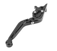 Aramox Leviers de Frein Pliant Poignées de Frein Pliables Leviers de Freinage CNC Aluminium Réglable 6 Angles pour C125 Super Cub Super (Black)