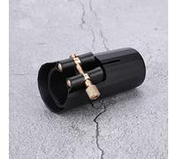 Aramox Ligature en Cuir pour Clarinette avec Capuchon, Accessoire d'embouchure en Plastique PU pour un Meilleur Son et une Meilleure Protection, Compatible avec la Clarinette en Bakélite Sib pour