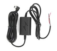Aramox Ligne de Protection Basse Tension, Kit de Câblage pour Caméra de Tableau de Bord 12 V/24 V à 5 V 2,5 A Mini Ligne Abaisseur USB à Angle Gauche pour la Surveillance du