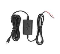 Aramox Ligne de Protection Contre Les Basses tensions Line, Dash Cam Hardwire Kit 12V/24V à 5V 2.5A Straight Mini USB Step-Down Line pour Parking Monitorin
