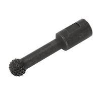 Aramox Lime Rotative Sphérique, Lime à Fraises Rotative en Acier allié au Chrome Vanadium, Filetage de 14 Mm pour Meuleuse d'angle 115 125, Enlèvement Rapide de la Matière, Meulage en Douceur, pour