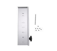 Aramox Localisateur de Trous de Poignée de Tiroir, Gabarit de Quincaillerie | Gabarit D'armoire Réglable pour le Travail du Bois, Alliage D'aluminium, Compatible avec les Vis de 4mm, pour Tiroirs de