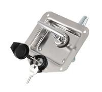 Aramox Loquet de Boîte à Outils de Camion en Acier Inoxydable, Serrure à Poignée en T Pliable pour Boîte à Outils de Remorque, Mécanisme de Verrouillage de Type T Durable pour un Stockage sécurisé