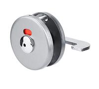 Aramox Loquet de Porte de Salle de Bains en Acier Inoxydable, Verrou à Pêne Dormant pour Toilettes Publiques, Salle de Bains, Cabine de Douche