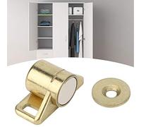 Aramox Loquet de Porte Magnétique Antique doré, en Alliage de Zinc, Fermeture Automatique, 4 Ensembles pour Armoire, Armoire, Meuble TV