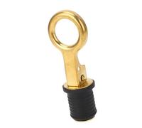 Aramox Lot de 2 Bouchons de Vidange à Compression pour Bateau, Type à Vis, en Laiton et Caoutchouc, Taille Oxydée, avec Joint d'étanchéité pour Bateau de Sauvetage, Pêche, Ferry, (1
