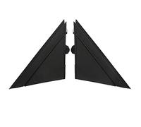Aramox Lot de 2 Coques de Drapeau de Rétroviseur de Porte pour Rétroviseur Triangulaire Compatible avec FIAT 500 2012-2017 OE : 1SH17KX7AA (Noir mat)
