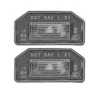 Aramox Lot de 2 Feux de Plaque d'immatriculation Arrière 1449730 00 B de Remplacement pour Lampe de Plaque d'immatriculation Modèle 3 2017 à 2023 pour éclairer la Plaque