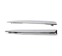 Aramox Lot de 2 garnitures supérieures de pare-chocs de voiture pour 2007 2015, garniture supérieure de pare-chocs avant en ABS chromée pour extérieur de voiture