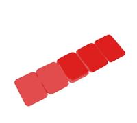 Aramox Lot de 5 Tampons Adhésifs pour Montage de Caméra de Tableau de Bord, Ruban Adhésif Double Face TPE pour Tableau de Bord de Pare-brise, Chaleur jusqu'à 300 °F, Support de Montage Plat pour