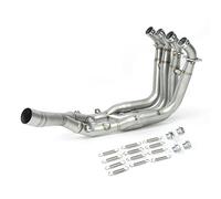 Aramox Lot de 5 Tuyaux D'échappement Avant en Acier Inoxydable Résistant à la Chaleur Compatible avec S1000R S1000RR, Silencieux D'échappement