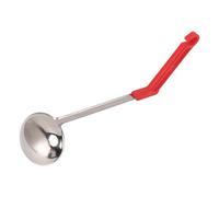 Aramox Lotte de Soupe en Acier Inoxydable, Outil de Cuisson Robuste et Polyvalent, Design Ergonomique, Sûr et sécurisé, Pratique avec une Poignée en Plastique pour la Soupe, le Piment et la Sauce