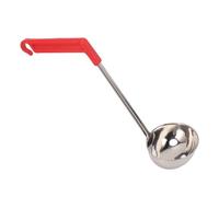 Aramox Lotte de Soupe en Acier Inoxydable, Outil de Cuisson Robuste et Polyvalent, Design Ergonomique, Sûr et sécurisé, Pratique avec une Poignée en Plastique pour la Soupe, le Piment et la Sauce