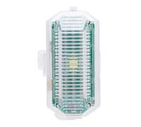 Aramox Lumières Stroboscopiques LED sans Fil à Lumière Blanche Compacte avec Télécommande 7 Couleurs Fonctionnant sur Batterie pour la Course de Nuit en Plein Air, Matériau ABS