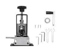 Aramox Machine à Dénuder les Fils, en Acier allié, Pince à Dénuder Alimentée par Perceuse avec Lames de Rechange pour Câbles de 0,04 à 1 Pouce, Outil de Bricolage Portable pour les électriciens et les