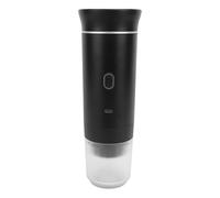 Aramox Machine de café électrique Portable avec Batterie Intégrée, Fabricant d'expresso à Capsule à une Bouton, Matériau ABS, Facile à Transporter pour le Camping, RV, Randonnée, Bureau (BLACK)