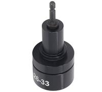 Aramox Machine de Capsulage de Bouteilles électrique, Tête Allongée de 26 à 33 Mm pour Outils électriques, Scellage des Bouchons, Accessoire Automatique, Capuchon Portatif en Métal avec Tampon en