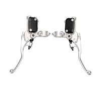 Aramox Maître-cylindre de Frein Hydraulique, Levier Pliable de Guidon 22mm | Pompe D'embrayage en Aluminium moulé Sous Pression, Vis de Réglage de Portée, Remplacement Tout-terrain Incassable, Guidon