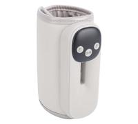 Aramox Manchon Chauffe-biberon Portable, 11 Réglages de Température, Chauffe-biberon Numérique sans Fil avec Veilleuse (Beige)