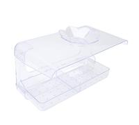 Aramox Mangeoire à Oiseaux avec Fenêtre, Nichoir à Oiseaux Transparent avec 2 Crochets pour Observer de Près, pour Chat