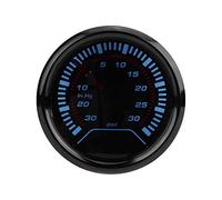 Aramox Manomètre de Pression Turbo Numérique, 52mm, Jauge Universelle avec Cadran Fumé pour Voiture