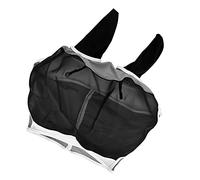 Aramox Masque de Cheval Respirant Masque Anti-Mouches Réglable en Satin Hautement élastique et en pour Les Yeux et Les Oreilles avec Sangles à Boucle à Crochet pour Chevaux dans Les Pâturages et