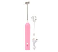 Aramox Mélangeur De Boissons, Petit Batteur À Oeufs Ménager Mini Mélangeur Multifonctionnel Agitateur Électrique De Poche Fabricant De Mousse Mélangeur De Cuisine (Rose)