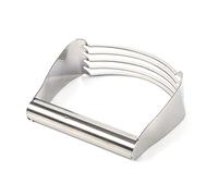 Aramox Mélangeur de Pâte en Acier Inoxydable, pâtisserie Ergonomique, Mélangeur Professionnel avec 5 Lames pour une Cuisson et une Cuisson Faciles