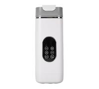 Aramox Mélangeur Portable, Machine à Smoothie Rechargeable par USB avec Affichage Numérique, Tasse à 12 Lames de 420 Ml pour la Maison, le Bureau, les Voyages en Plein Air et la Salle de Sport (WHITE)