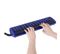 Aramox Melodica Instrument à Vent à 37 Touches, Clavier en Résine ABS avec Plaque de Base en Laiton et Anches en Bronze Phosphoreux, Portable avec Sac EVA, Sarbacane et Embout pour la Pratique des
