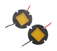 Aramox Membrane de Tweeter, 2 Pièces de Remplacement, Membrane de Tweeter Ronde pour Haut-Parleur, Diamètre 36,5 Mm, 4 Ohm