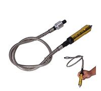 Aramox Meuleuse à Arbre Flexible, Poignée Ergonomique, Câble D'extension en Acier Inoxydable et Alliage D'aluminium, Interface 3,175 Mm pour le Meulage Fin, le Polissage, la Découpe