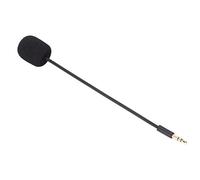 Aramox Microphone de Casque 3,5 Mm, Alliage d'aluminium, Perche Flexible, pour Casques et Contrôleurs de Jeu avec Micro Amovible