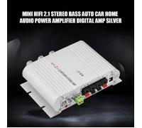 ARAMOX Mini amplificateur stéréo Mini HiFi 2.1 basse stéréo Auto voiture Home Audio amplificateur de puissance ampli numérique