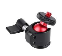Aramox Mini Ball Head, Rotation à 360 Degrés d'alliage en Aluminium Premium avec Plaque de Libération Rapide et Protection Anti-Skid, Tête de Balle Légère pour Appareil Photo Numérique, Lumière de