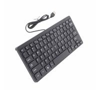 Aramox Mini Clavier USB Compact avec Câble Extra Long de 1,1 M pour Ordinateur Portable, Plastique ABS Durable, Design Peu Encombrant, Touches Ergonomiques pour Le Bureau, la Maison, Les Voyages
