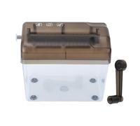 Aramox Mini Hand Shredder Hand Crank Manual Shredder Office Office Desktop Stationery Black