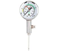 Aramox Mini-Jauge de Bille de Bille de de Sportive Jauge de Pression d'air avec un Cadran Facile à Lire Mesure PSI pour le Volley-ball de Basket-ball de Basket-ball