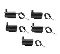 Aramox Mini Pompe à Eau, Utilisation Polyvalente, Faible Consommation d'énergie, Performances Efficaces, 5 X Mini Pompe à Eau pour Petit Aquarium de Fontaine, adapté à une Utilisation dans de