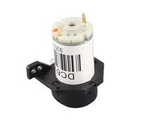 Aramox Mini Pompe Péristaltique 6 V Micro Pompe Péristaltique Doseuse avec Démontage Facile pour Laboratoire de Biotechnologie Pharmaceutique (6V angle droit noir)
