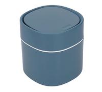 Aramox Mini Poubelle Compacte avec Couvercle Amovible, Petite Poubelle pour Bureau, Cuisine, Chambre à Coucher, 14 X 13 Cm, Matériau PP ABS (BLUE)