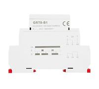 Aramox Mini Power Off Relamer Relay Relay Din Rail Mount AC DC 12-240V GRT8 B1 avec 0,1 S à 10 Min Ressionnalités de Retard de Délai de Délai Industriel