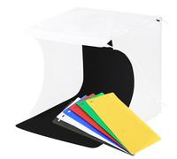 Aramox Mini Studio Photo Light Box, 2 LED Lights Pliable | Boîte de photographie de table Portable, arrière-plans 6 couleurs, avant Vertical, alimenté par USB, affichage de bijoux de