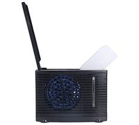Aramox Mini Ventilateur de Climatisation Portable, Refroidisseur d'air ABS par évaporation 12 V 35 W avec Réservoir d'eau, Ventilateur de Refroidissement Silencieux de Bureau pour Voiture, Maison,