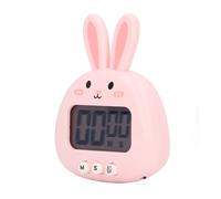 Aramox Minuterie Numérique de Dessin animé, Compte à Rebours Mignon en ABS avec Alerte Précise, Commande Simple par Bouton, Pile AAA Portable pour la Cuisine, la Cuisine, Les Enfants, Les études, Le